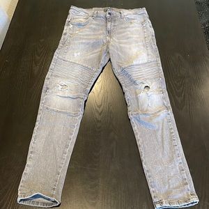 Mens Zara moto style jeans. Size 32